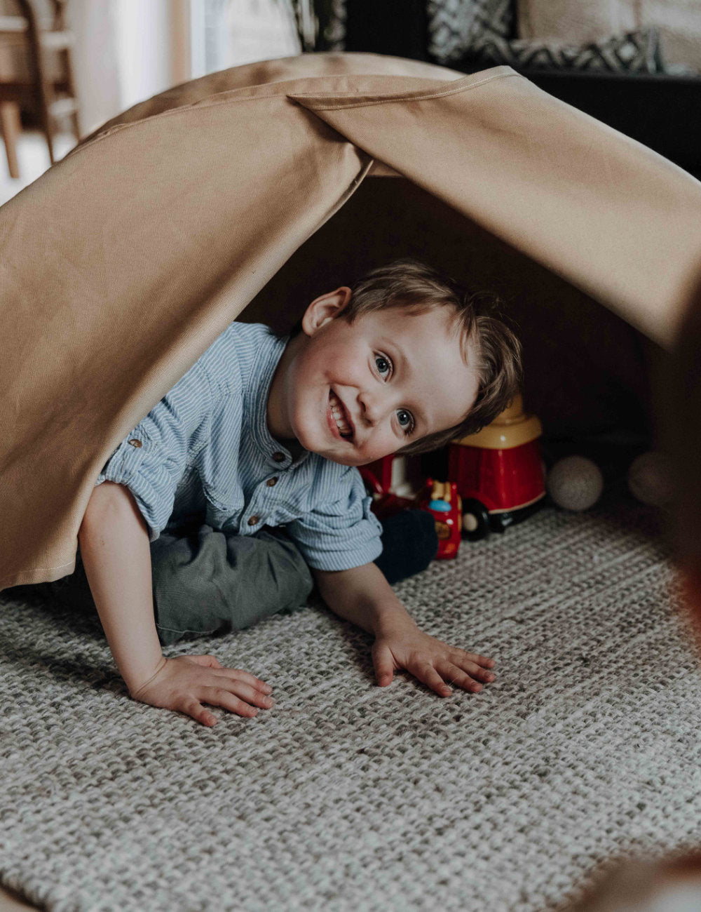 PlayNest Tent - Cosy Play Tent for Kids Climbing Arch