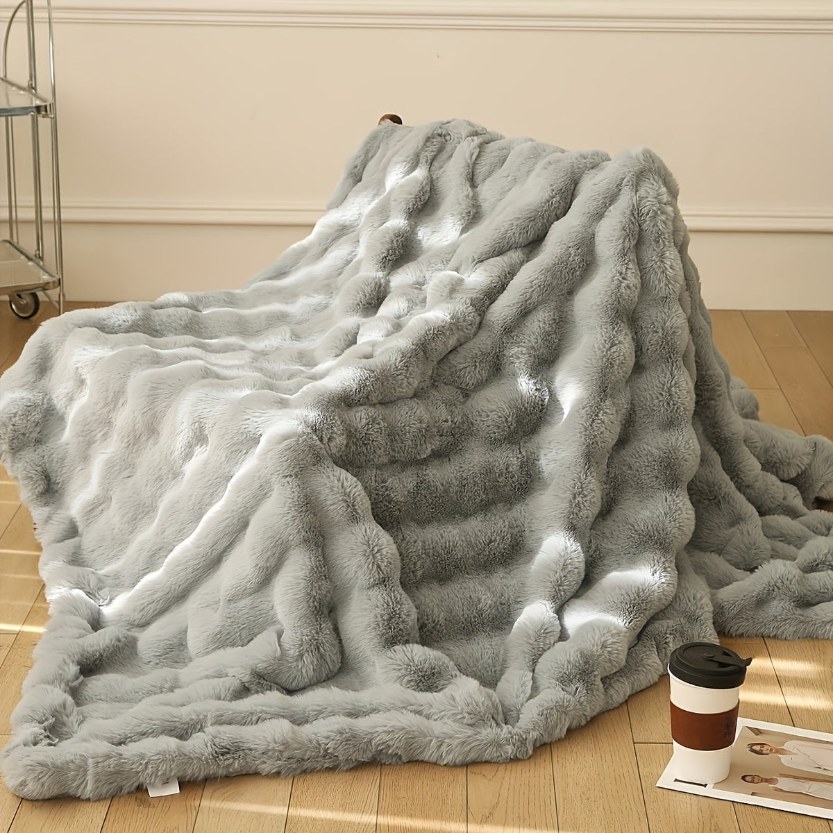 RoveWrap - Elegant Soft Durable Rabbit Fleece Throw