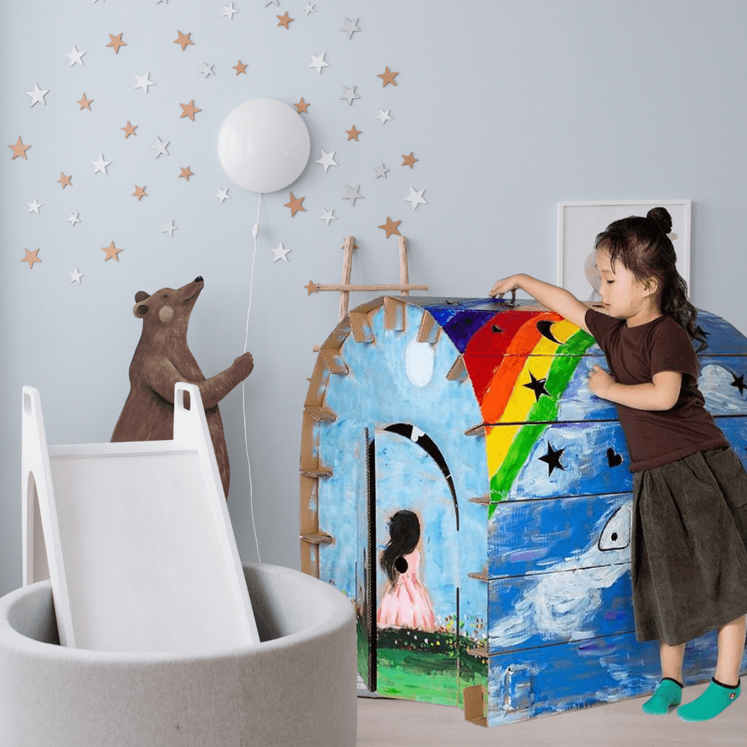 Montessori Kartonset Créatif – Figures DIY à Jouer