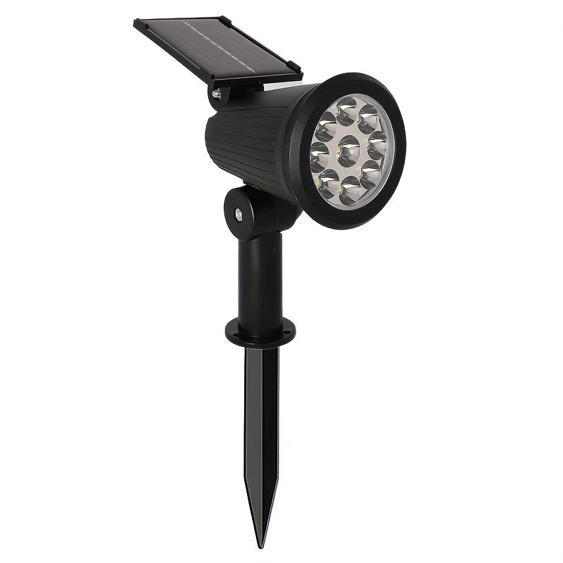 SolarLuxe Spotlight - 9 LED Solar Garden Spotlight
