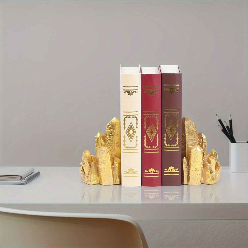 CrystalForm - Vintage Crystal-Design Bookends