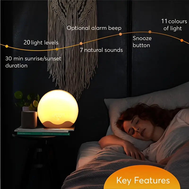 Haldawn - Sunrise Simulator Alarm Clock with Ambient Light