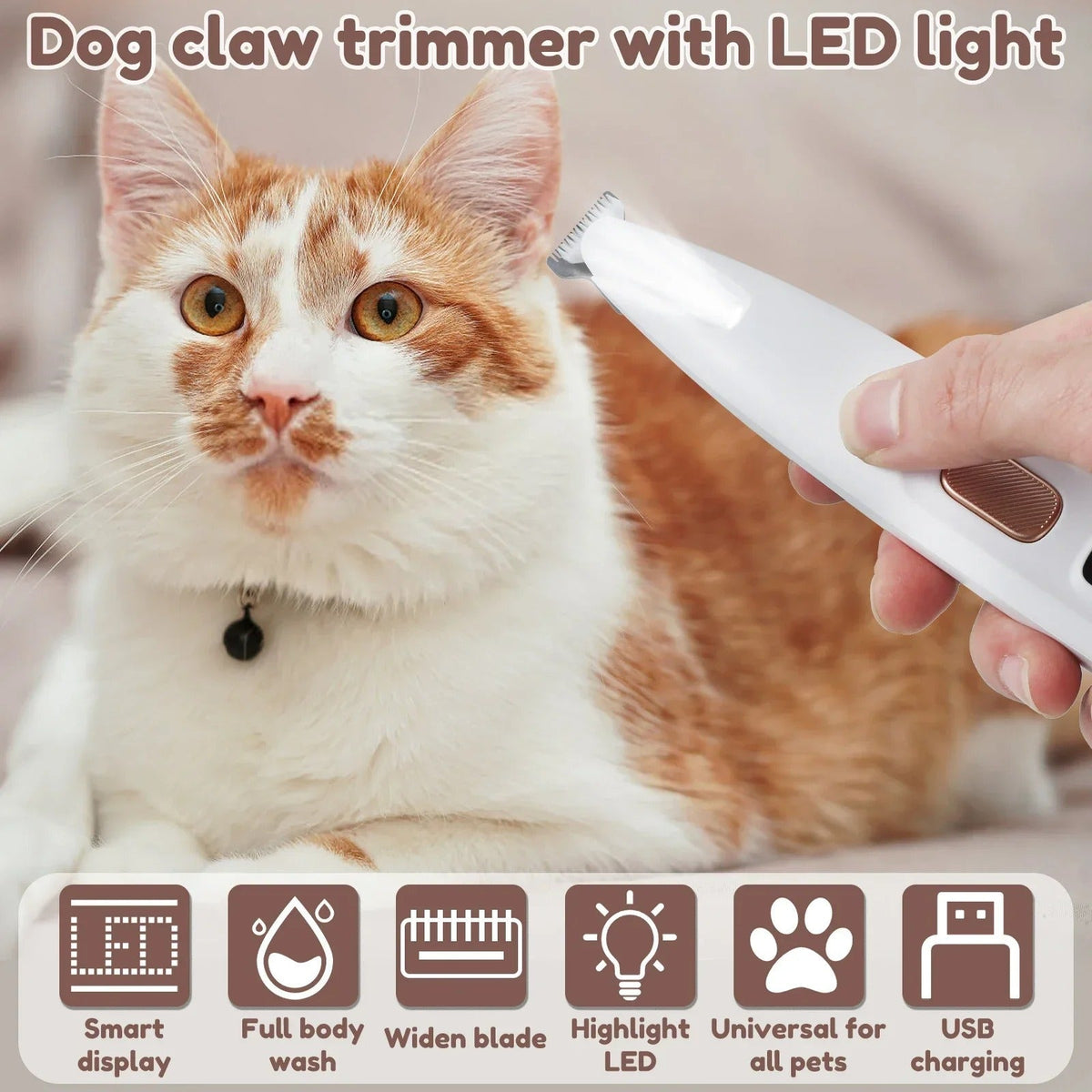 Victor Precision - Quiet Paw Trimmer for Gentle Pet Grooming
