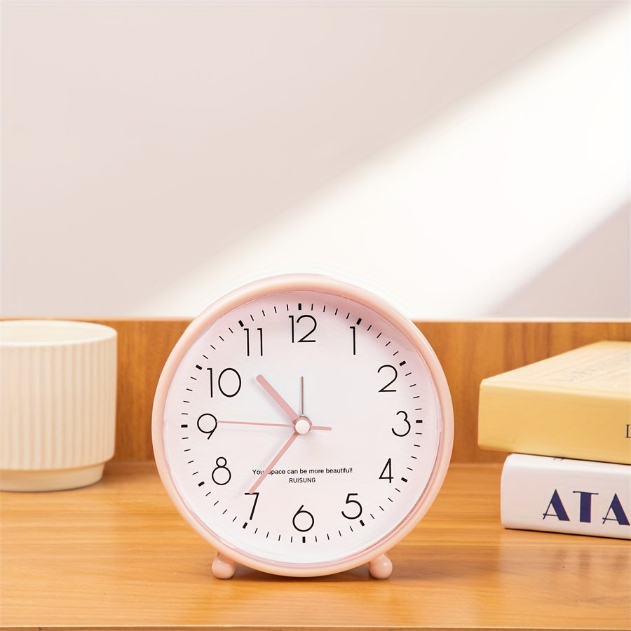 TickTockCharm - Minimalist Cartoon Analog Alarm Clock