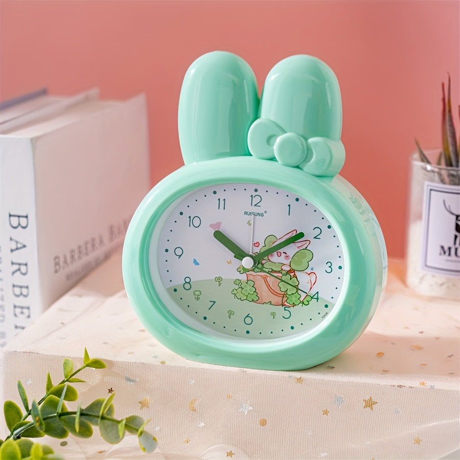 BunnyTime Clock - Bunny Alarm Clock with Night Light for Kids' Room