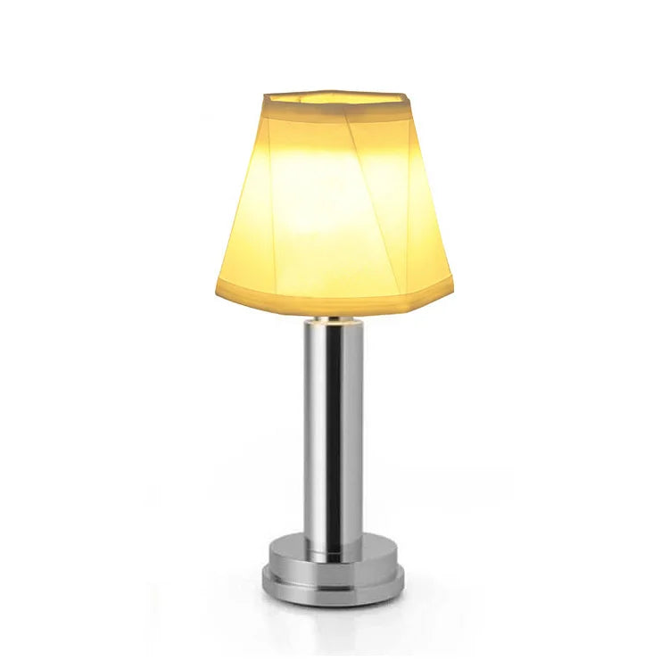 LuxeSilk - Rechargeable Cordless Table Lamp for Cozy Ambiance