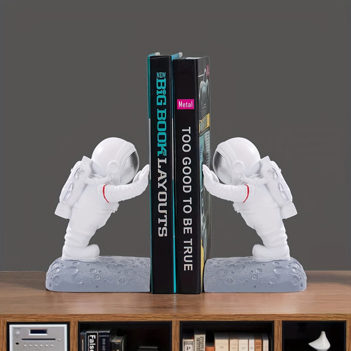 SpaceHold - Astronaut Space-Themed Bookends