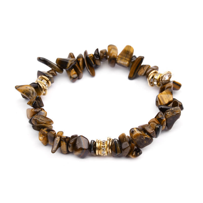 Celine - Bracelet de perles en pierres naturelles et cristaux