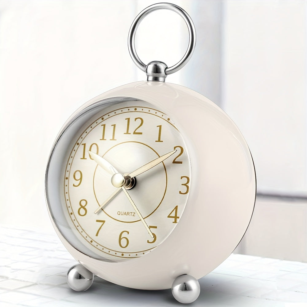 RetroTime Clock - Silent Retro Alarm Clock with Night Light