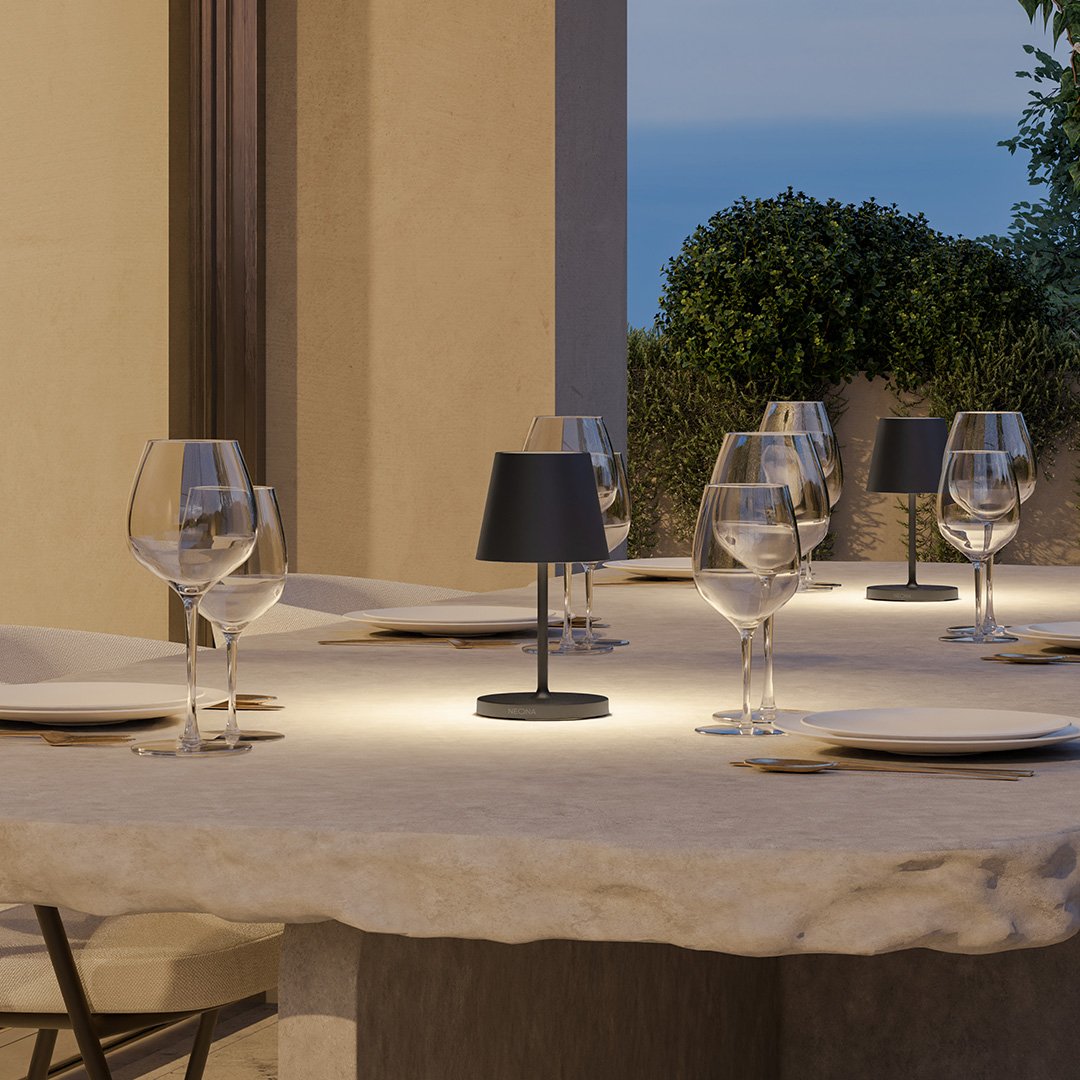 LumaGlow - Elegant Rechargeable LED Table Lamp
