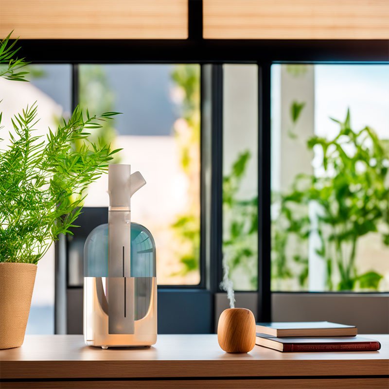 SpringBreeze - Humidificateur branche pour plus de fraîcheur