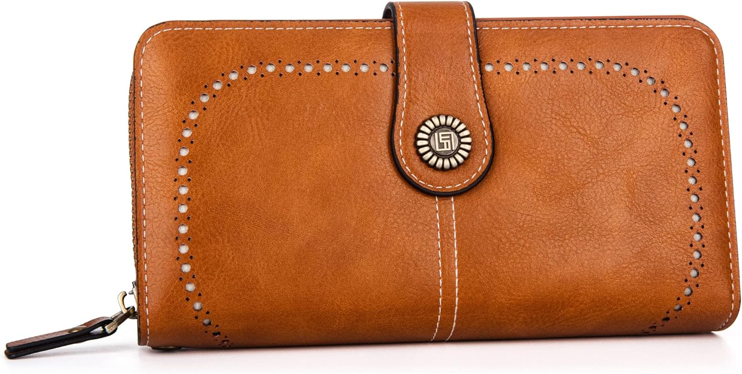 LeatherMax - Portefeuille Cuir avec Bracelet Poignet