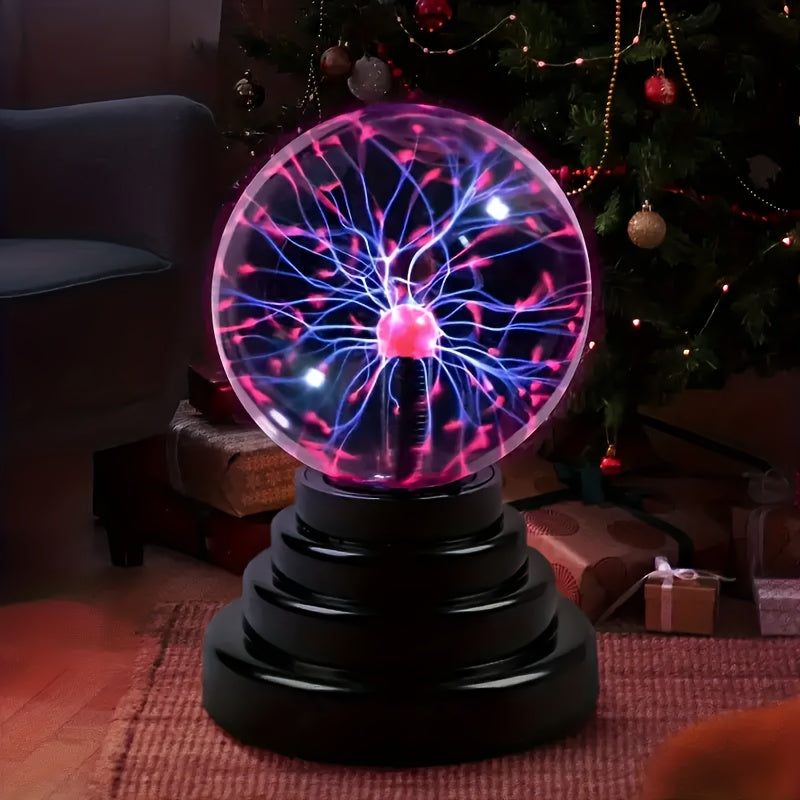 PlasmaGlow - Interactive USB LED Plasma Ball for Ambient Lighting