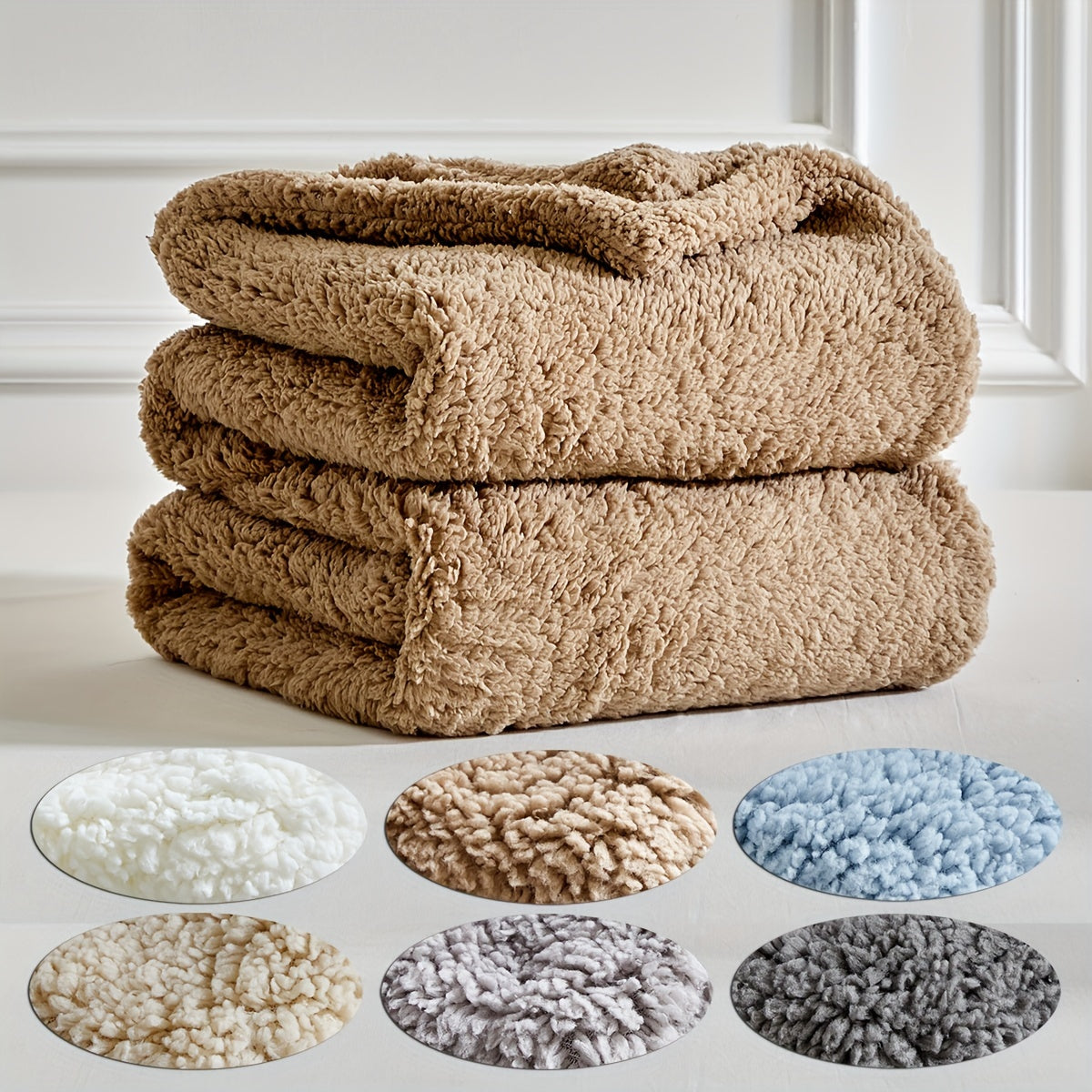 Yalnest - Luxurious Sherpa Fleece Blanket for Winter