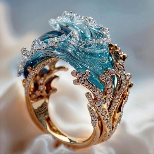 OceanSpirit - Collier maritime élégant or et argent