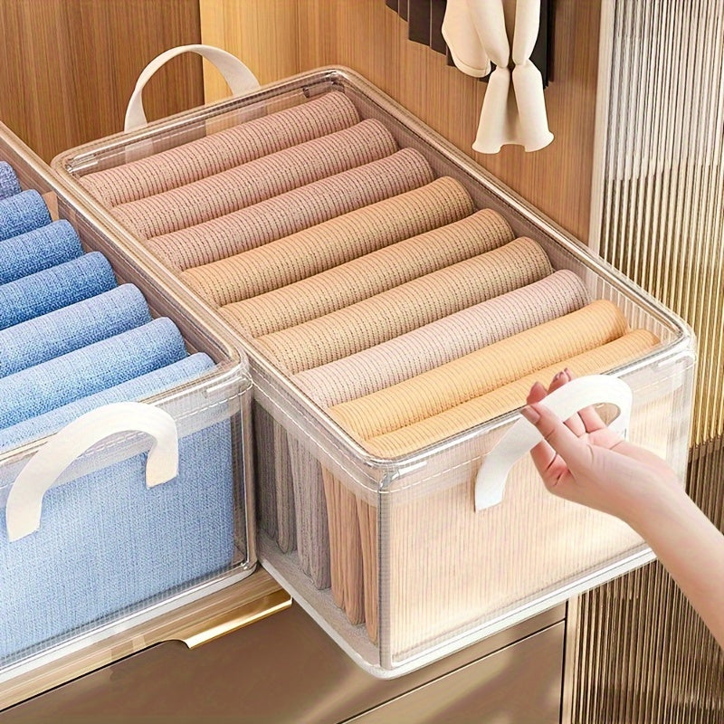 SpaceSaver - Stackable Storage Boxes for Clothes and Books