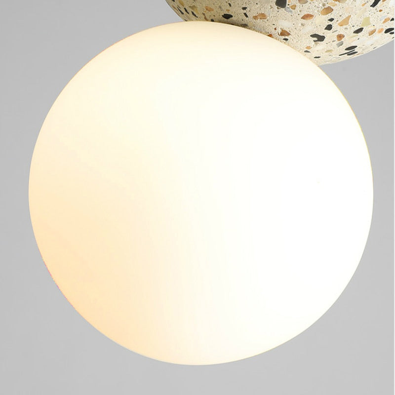 Aurora Glow - Luxury LED Pendant in Black and White