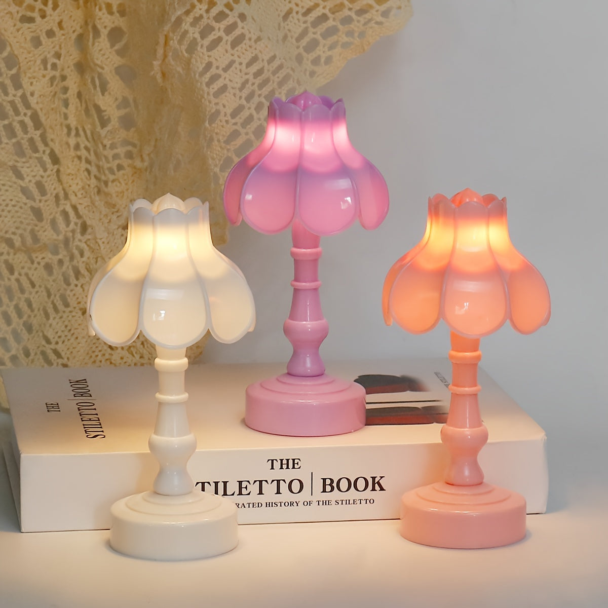 UmbrellaGlow - Vintage Mini Table Lamp