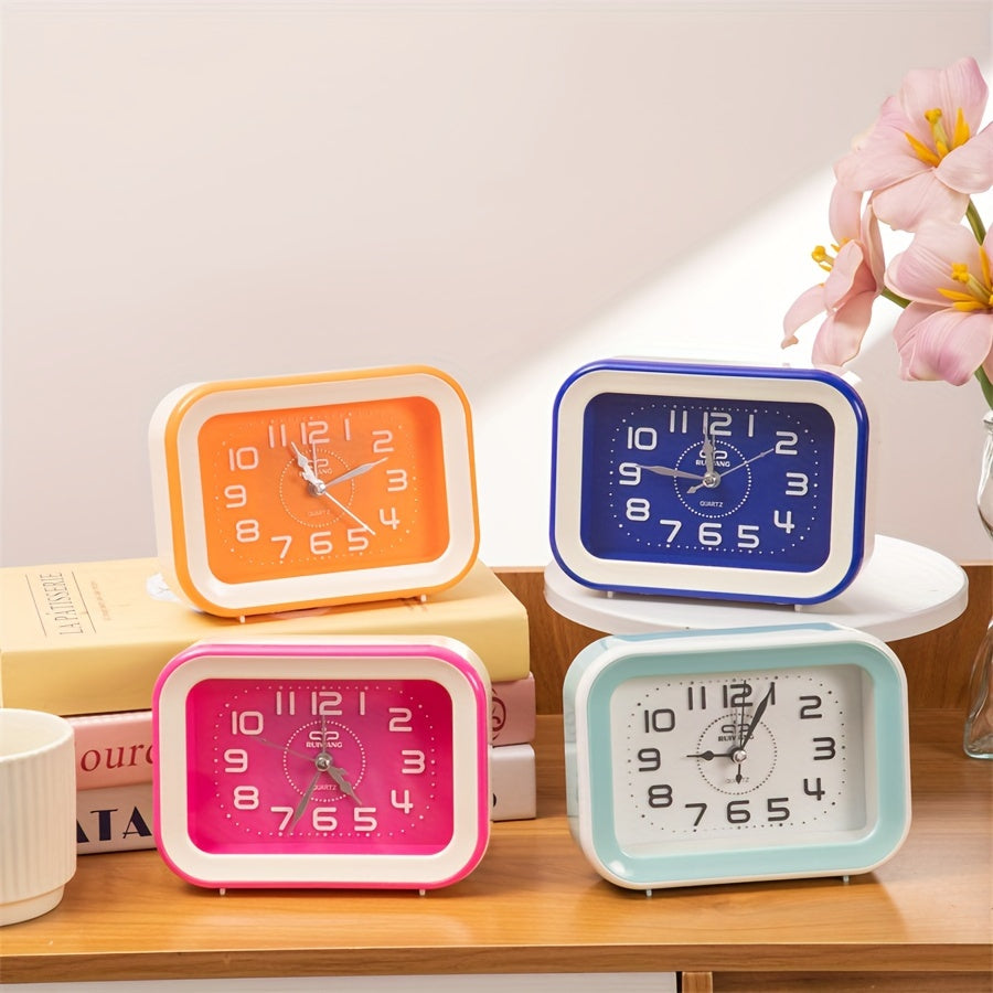 TimeCharm Clock - Colorful Retro Alarm Clock with Vintage Design