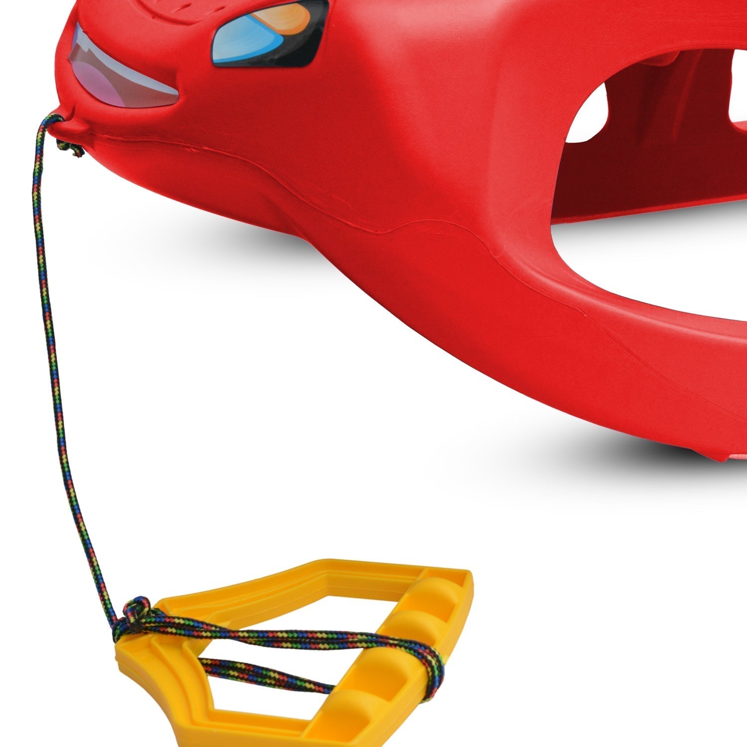 SnowGlide Sled - Lightweight Red Snow Sled for Kids