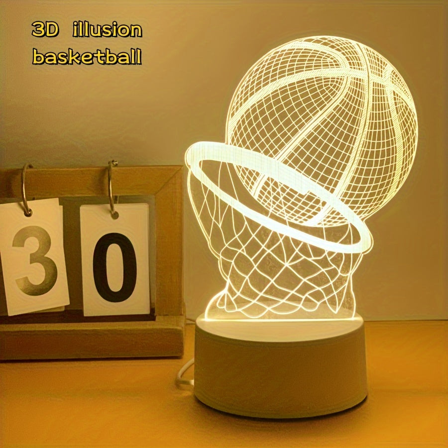 Jorbounce - 3D LED Basketball Table Lamp