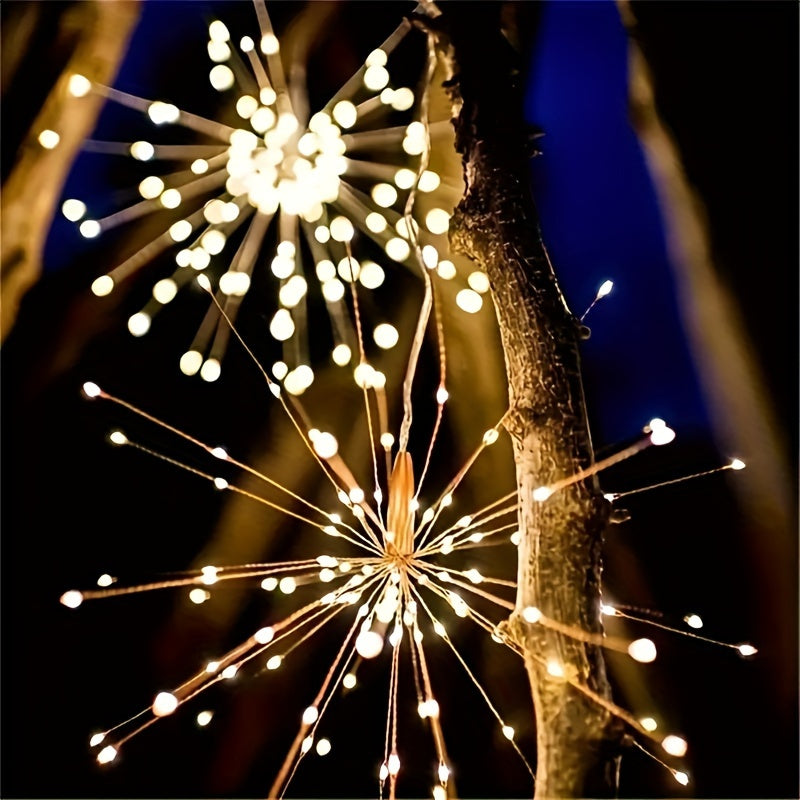 Ryvine - 90-Bulb Solar LED Garden String Lights