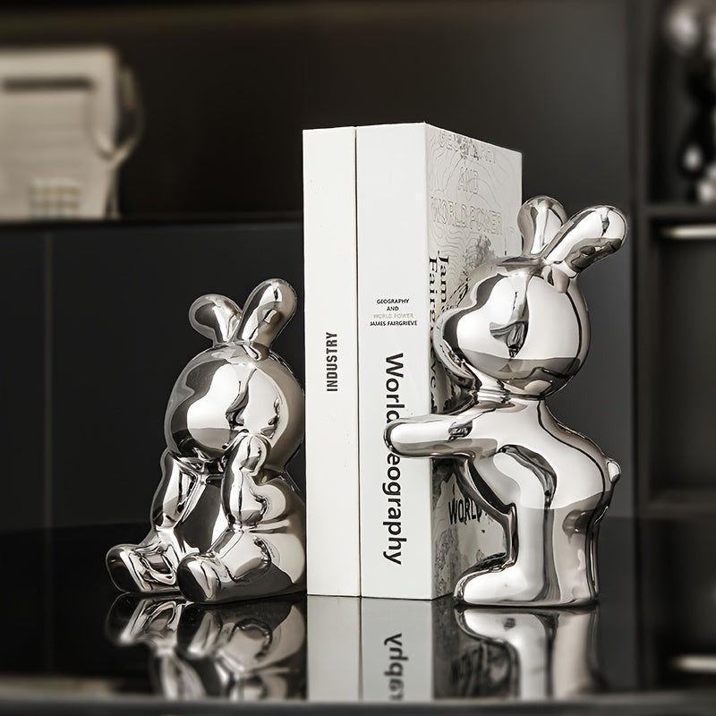 BunnyAnime - Cute Rabbit Bookends for Anime Fans