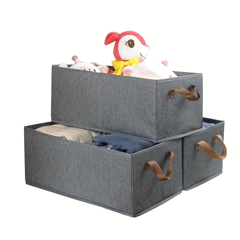 ChicOrganize - Set of 3 Foldable Storage Baskets