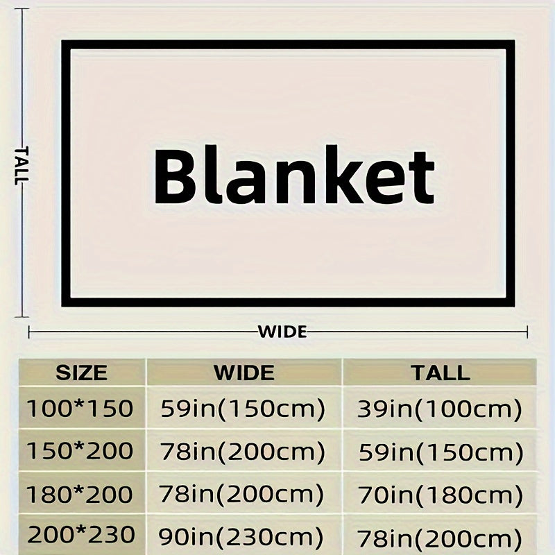 NLDD Coral Fleece - Cozy All-Season Throw Blanket for Living Room and Bedroom