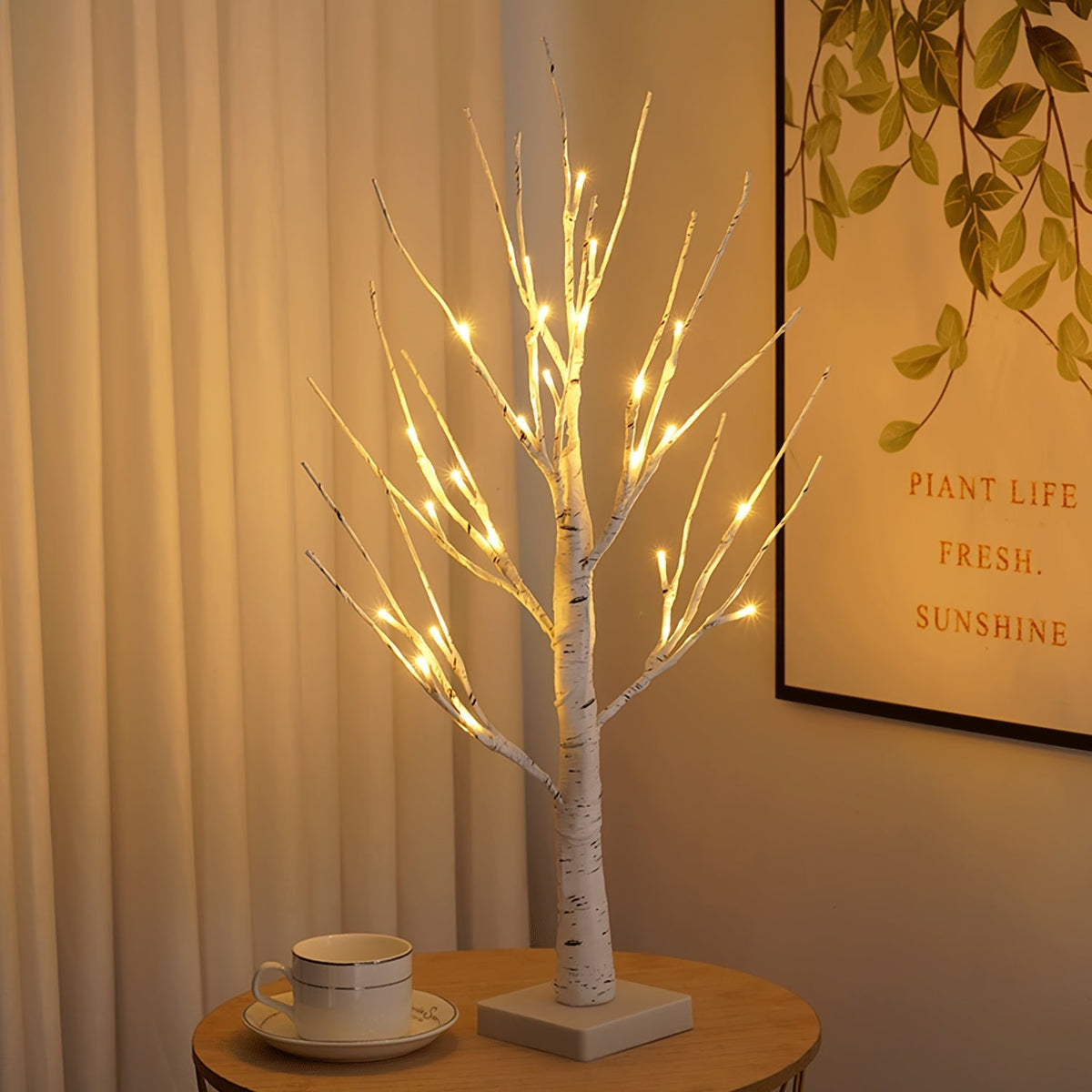 GlowTree - LED Tree Table Lamp with Adjustable Branches