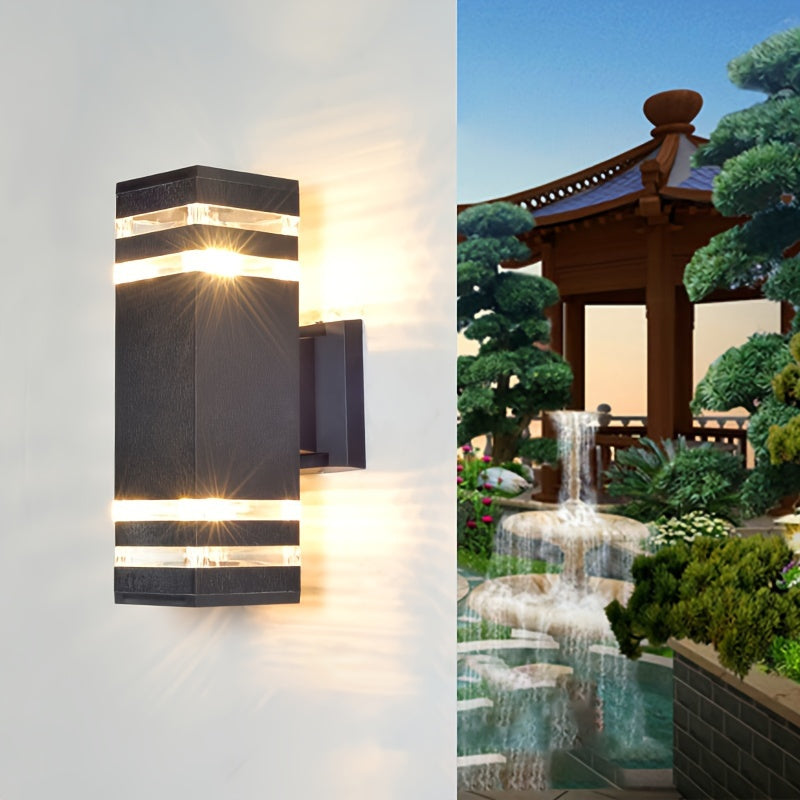 DualWall Lamp - Modern Dual-Beam Outdoor Wall Light