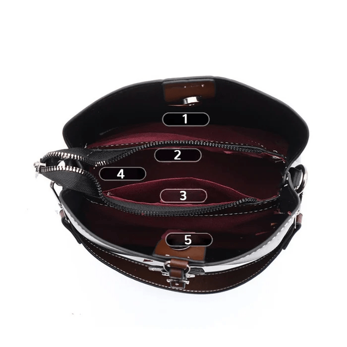 LuxeCarry - Sac Bandoulière Cuir Spacieux Élégant