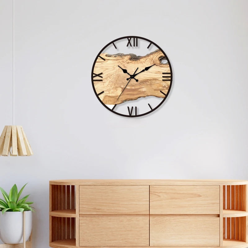 LucidHours - Transparent Acrylic Wall Clock for Modern Interiors