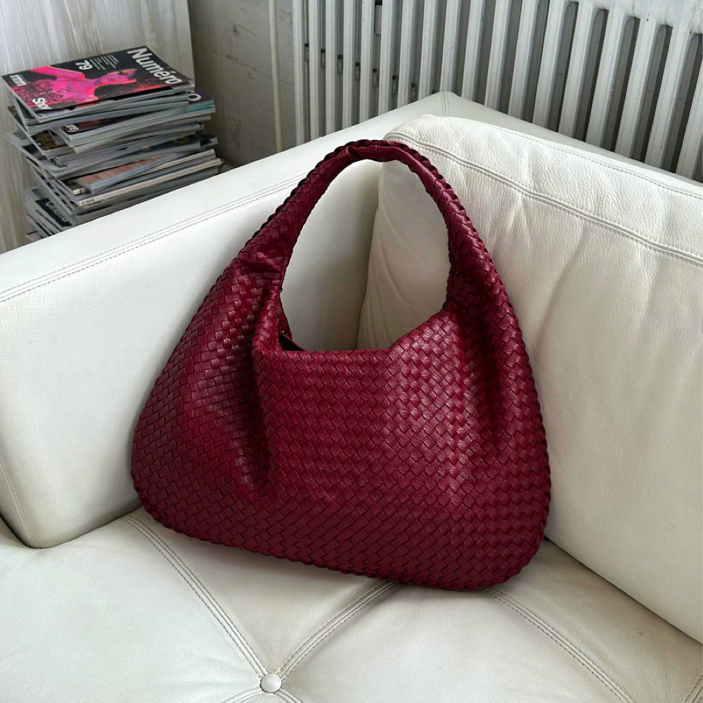WeaveLux Bag - Sac Bandoulière Tressé Spacieux
