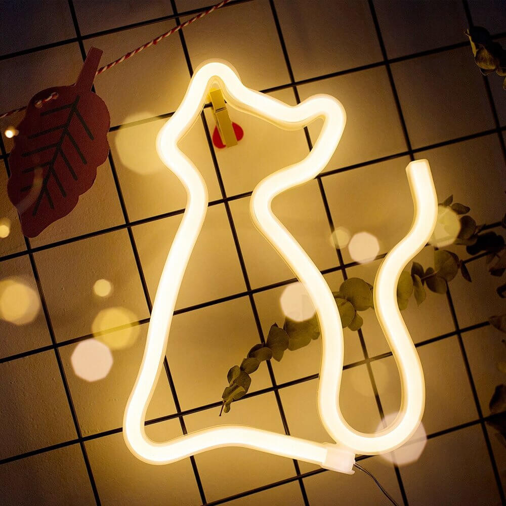 KittyNeon - Cat Neon Light for a Magical Ambiance