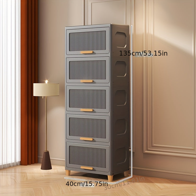 SleekStorage - Waterproof Flip-Top Storage Cabinet