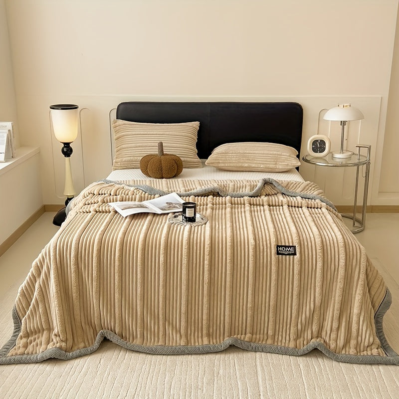 LuxeFleece - Soft Warm Coral Fleece Throw