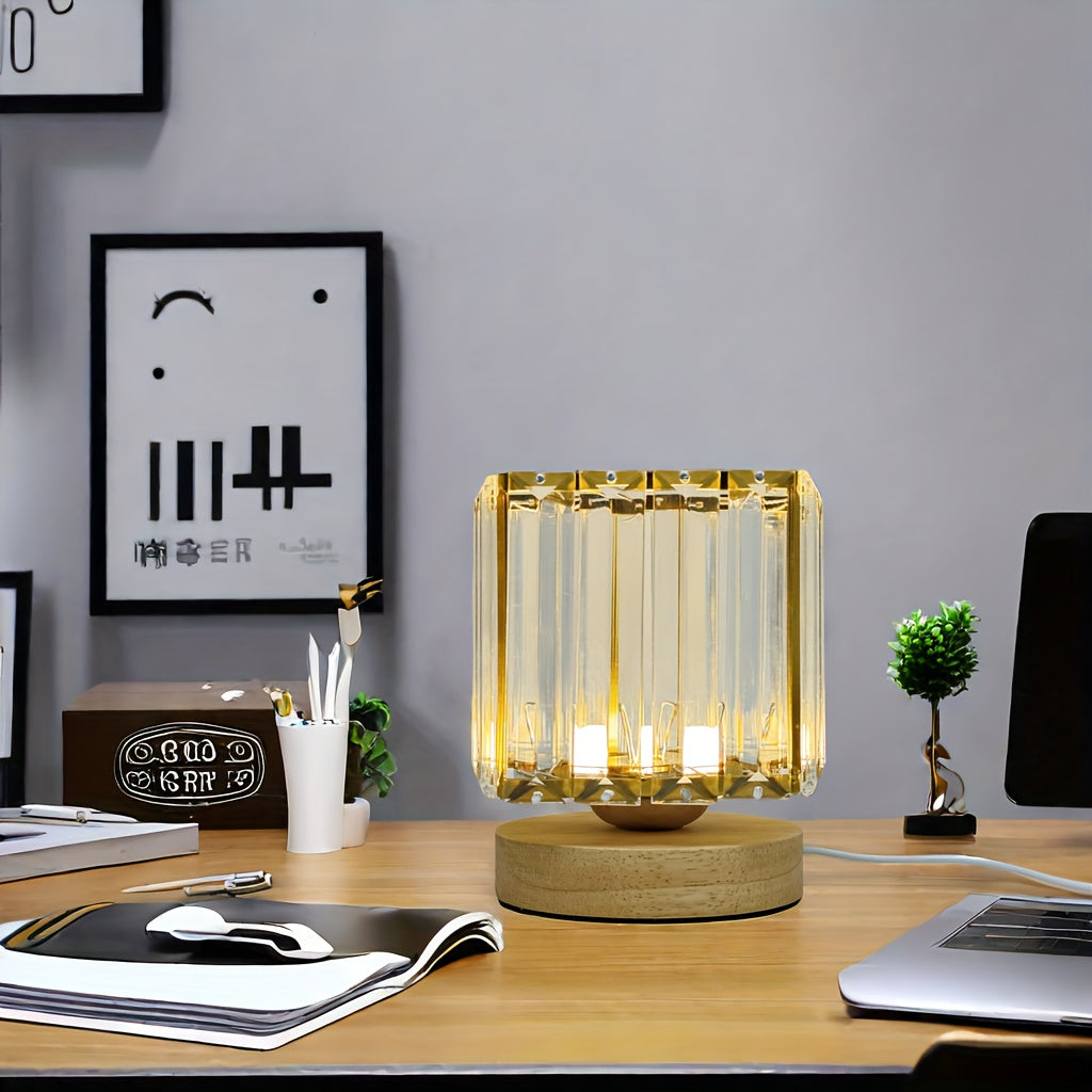 Tavessa - Luxury LED Glass Table Lamp