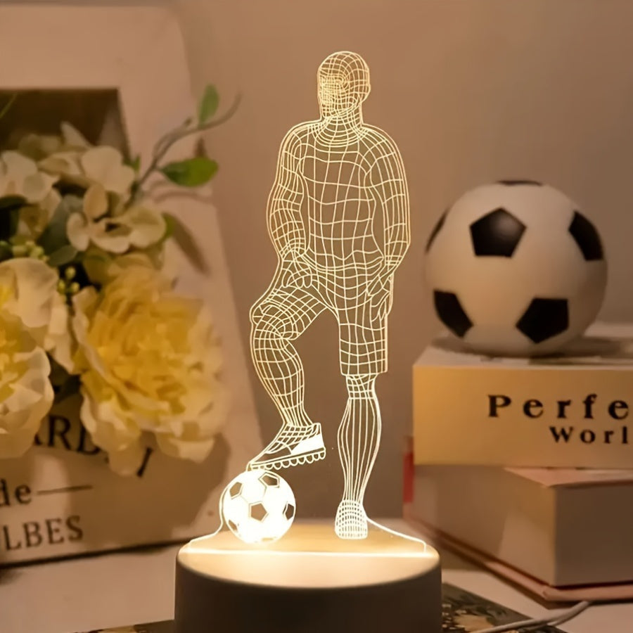Jostrike - 3D Soccer Player LED Table Lamp