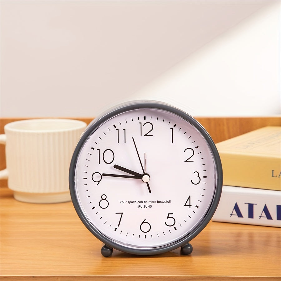 TickTockCharm - Minimalist Cartoon Analog Alarm Clock