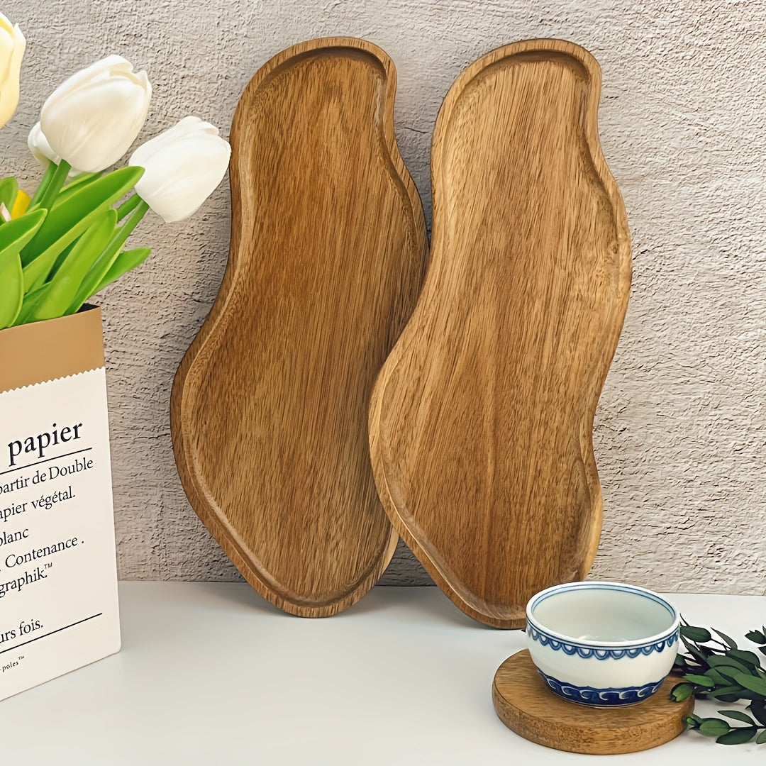 AcaciaTray - Acacia Wood Catch-All for Accessories