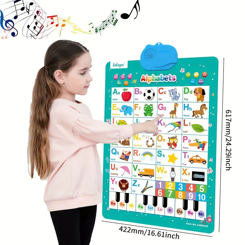 Vokabo - Talking ABC Wall Poster for Learning Through Play