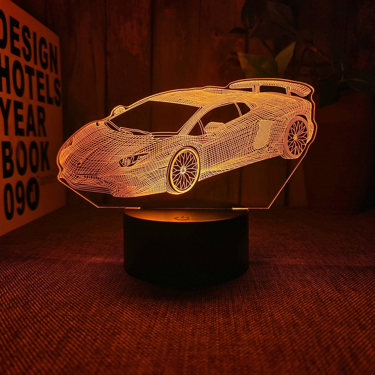 AutoLamp - 3D Sports Car LED Night Light with USB