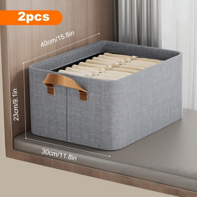 ChicStore - Set of 2 Foldable Multi-Purpose Storage Boxes