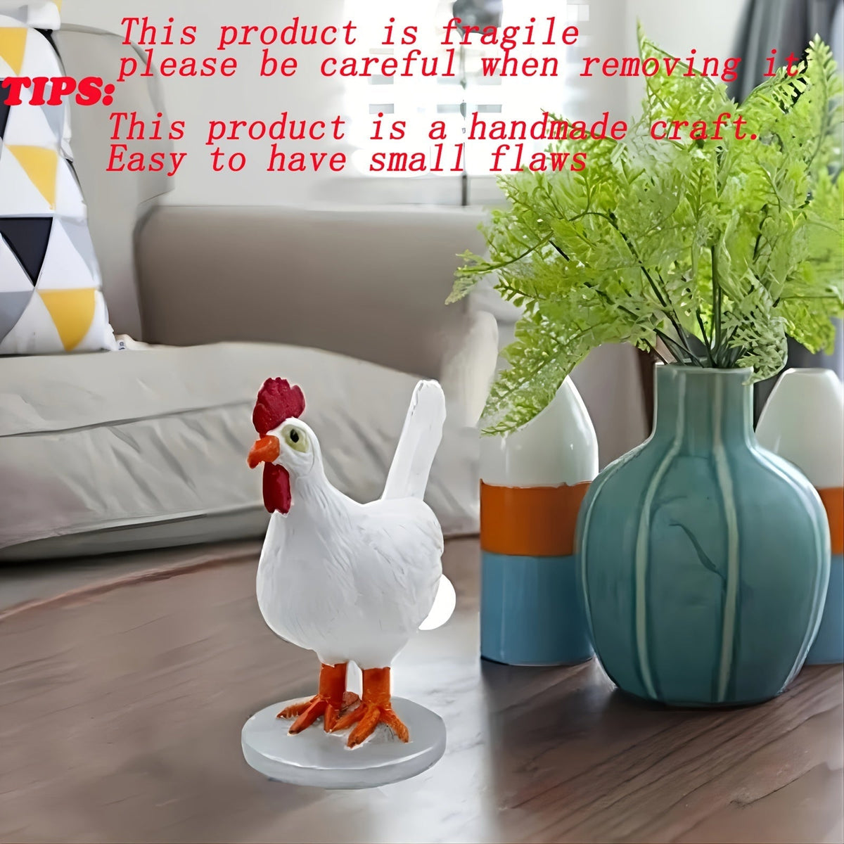 EggGlow - Realistic 3D Chicken Egg LED Lamp with USB Power