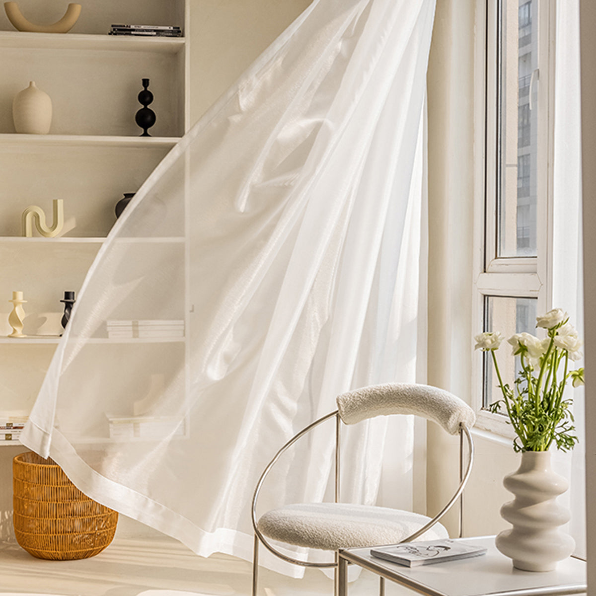 WeaveGlam Curtains - Sheer Woven Curtains for Modern Interiors