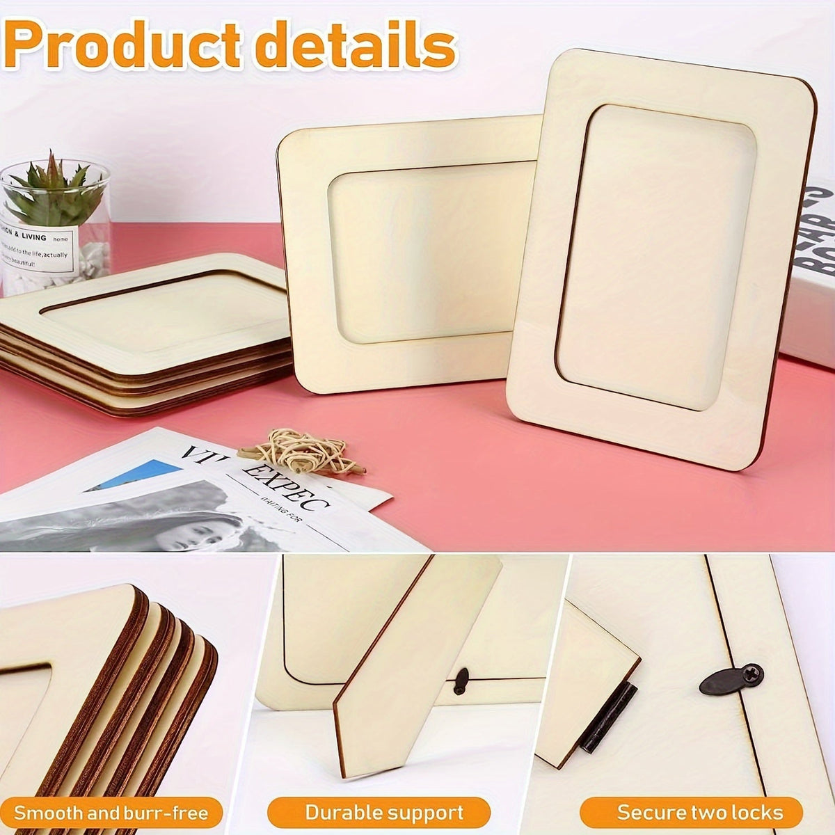 CreativeFrame - Customizable Wooden Photo Frames