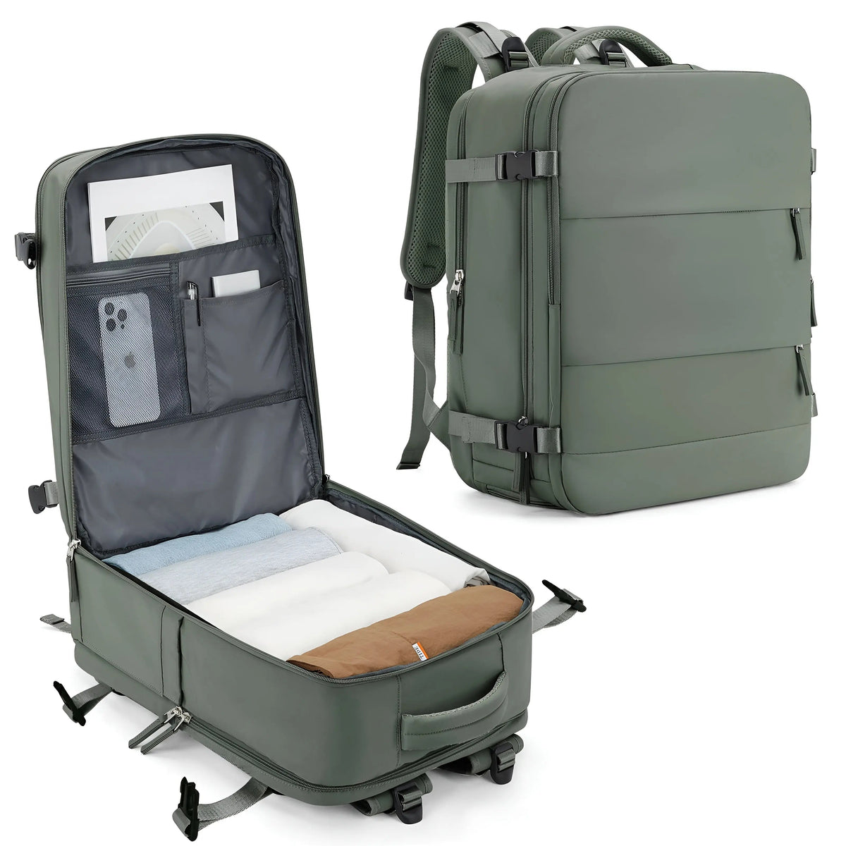 EasyTravel - Elegant Spacious Cabin Luggage for Effortless Travel