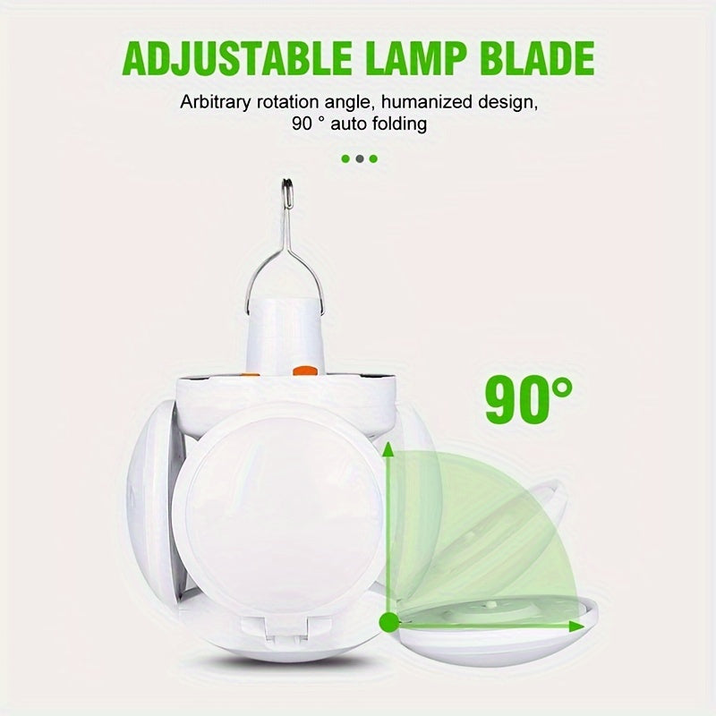 SolarFold Lamp - Foldable Rechargeable LED Camping Lantern