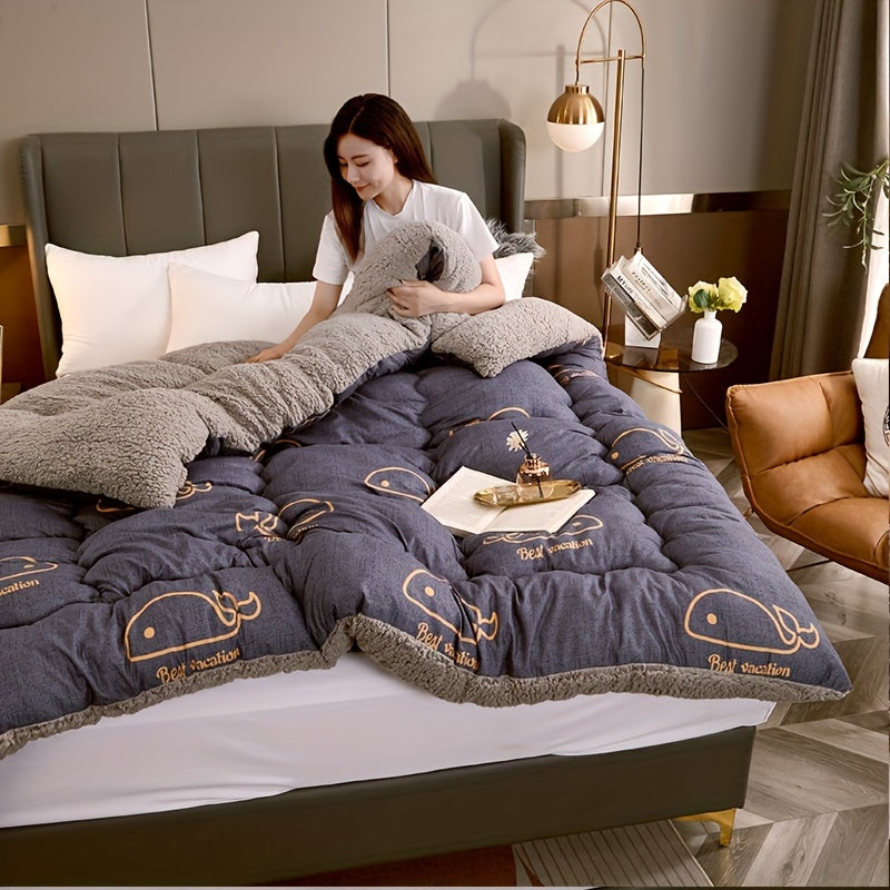 SherpaComfort - Soft Warm Sherpa Fleece Throw for Sofa and Bed